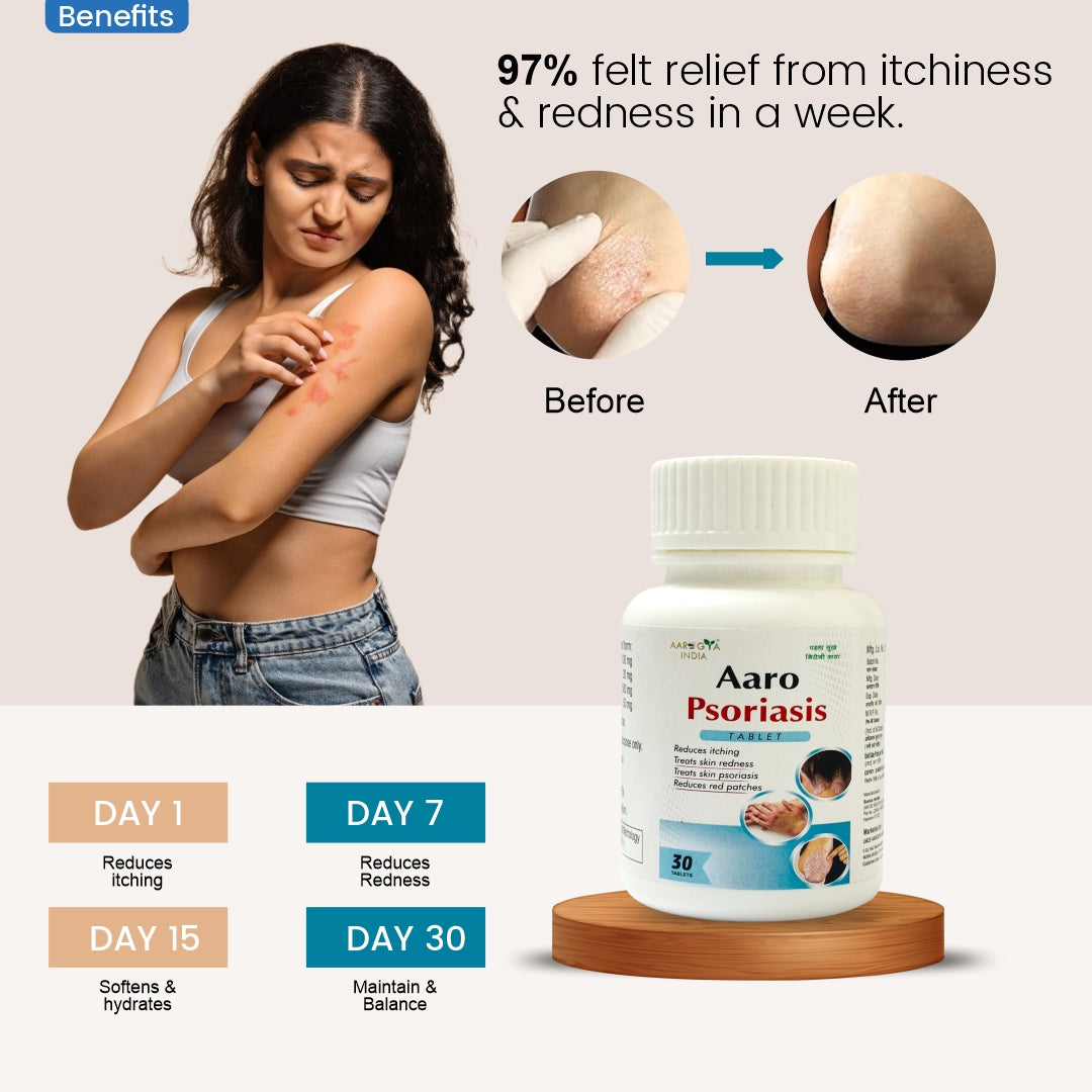 Aaro Psoriasis Oil & Tablets