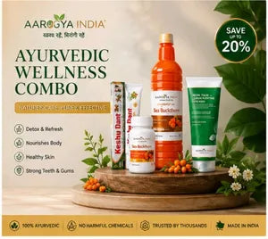 Aarogya India Nature's Care Wellness Combo Collection Complete Health, Skin & Oral Care