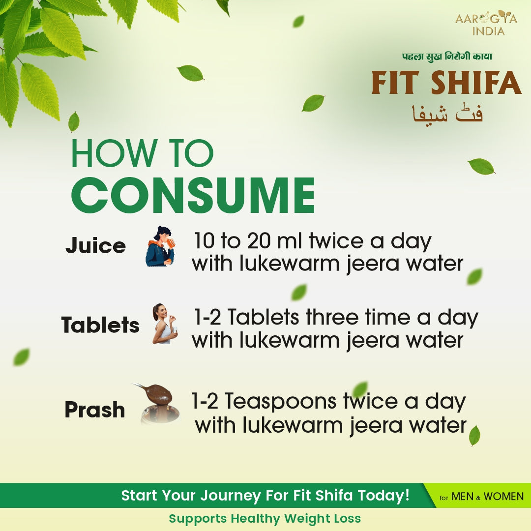 Fit Shifa Parash Juice & Tablet – Natural Ayurvedic Solution for Effective Weight Loss